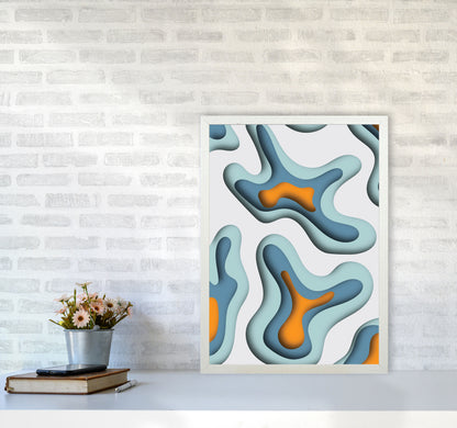 Paper Cut 1 Art Print by Jason Stanley A2 Oak Frame