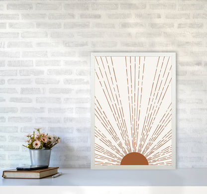 Light Beams Art Print by Jason Stanley A2 Oak Frame