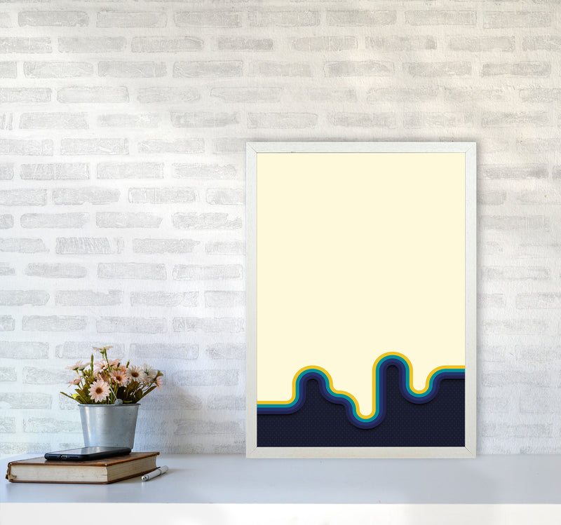 Melty Vibes Art Print by Jason Stanley A2 Oak Frame