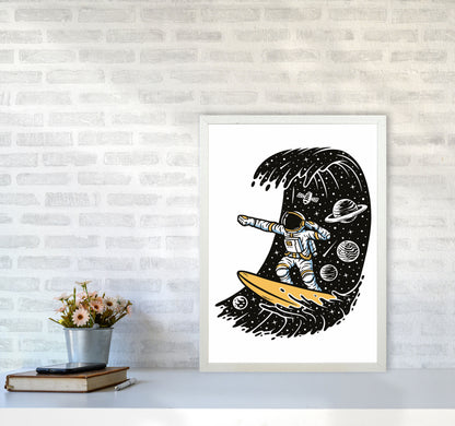 Surf's Up Art Print by Jason Stanley A2 Oak Frame