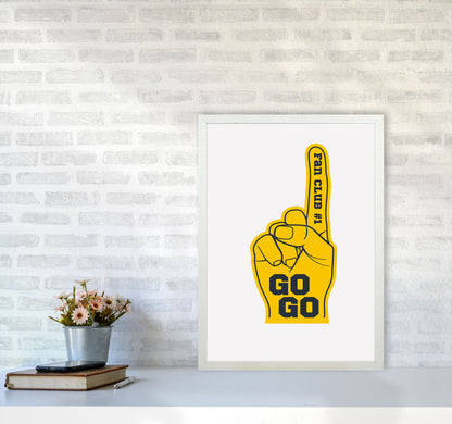 Fan Club Art Print by Jason Stanley A2 Oak Frame