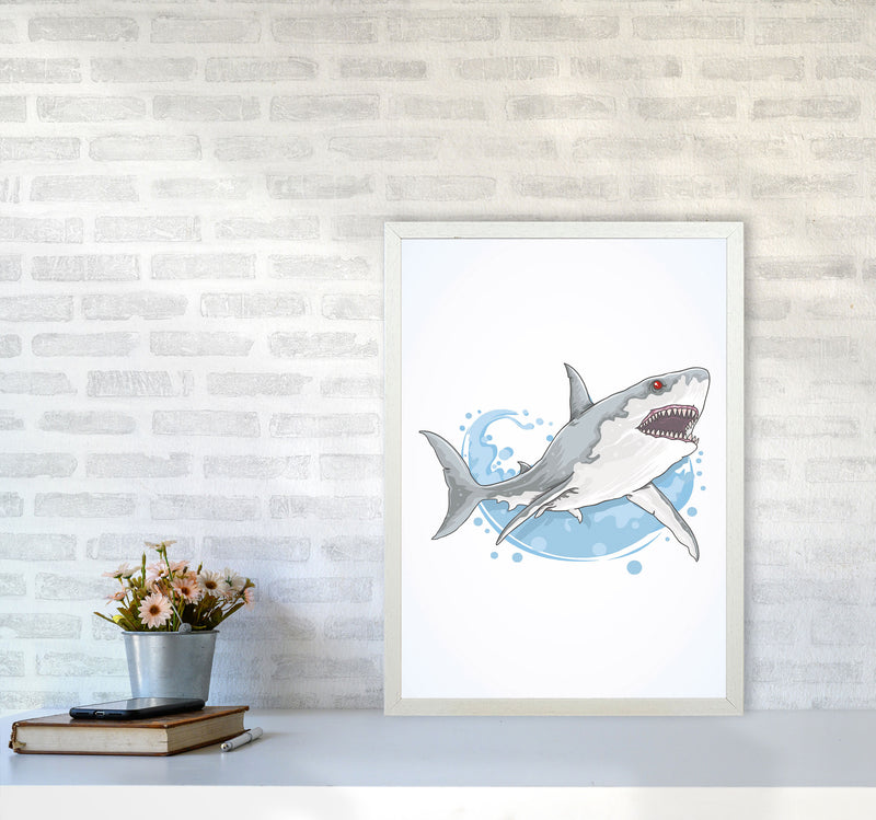 Rarrrrr!! Art Print by Jason Stanley A2 Oak Frame