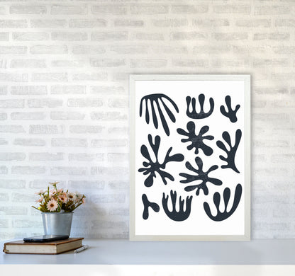 Minimal Abstract Algae I Art Print by Jason Stanley A2 Oak Frame