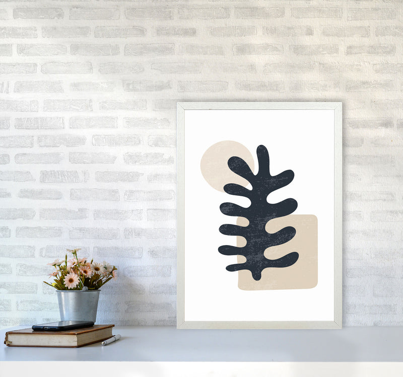 Minimal Abstract Algae III Art Print by Jason Stanley A2 Oak Frame
