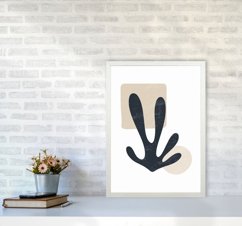 Minimal Abstract Algae II Art Print by Jason Stanley A2 Oak Frame