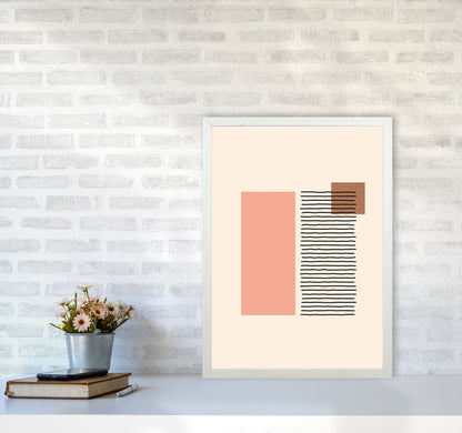 Geometric Abstract Shapes II Art Print by Jason Stanley A2 Oak Frame