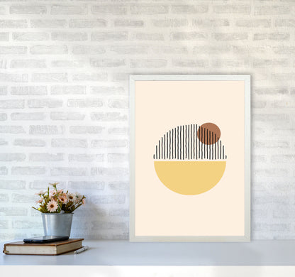 Geometric Abstract Shapes I Art Print by Jason Stanley A2 Oak Frame