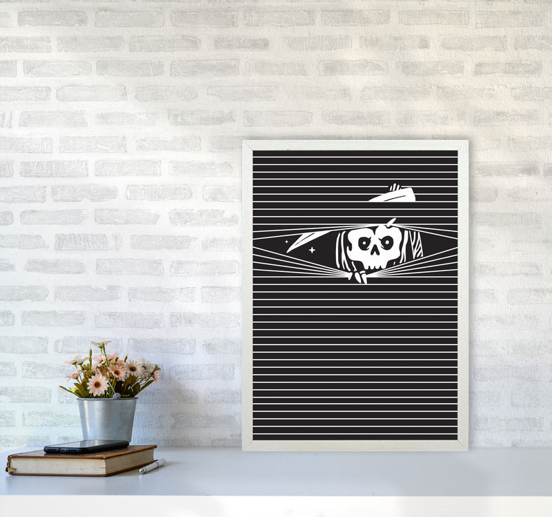 The Grim Reaper Art Print by Jason Stanley A2 Oak Frame