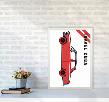 Travel Cuba Art Print by Jason Stanley A2 Oak Frame