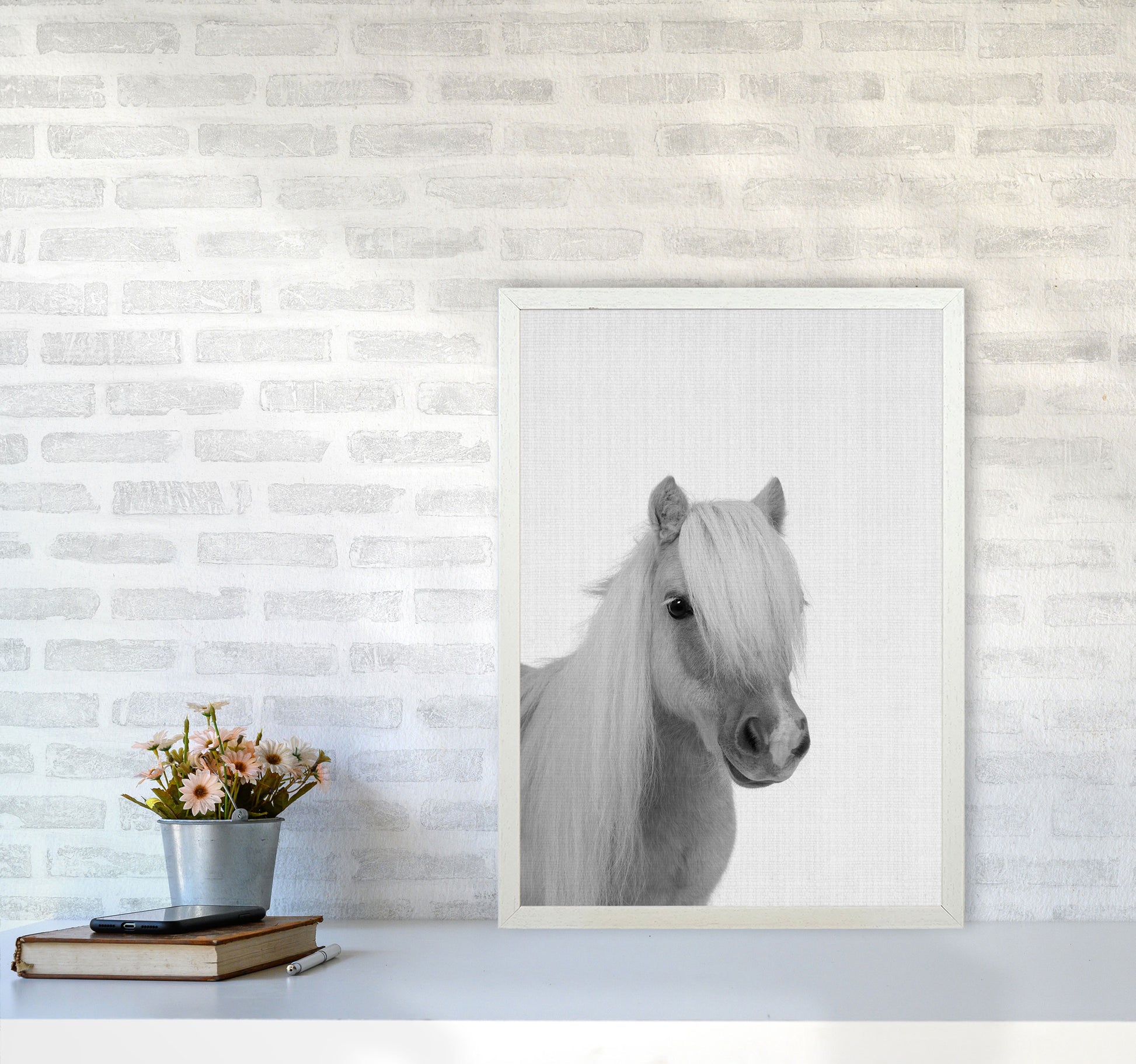 Stay Gold Pony Boy Art Print by Jason Stanley A2 Oak Frame