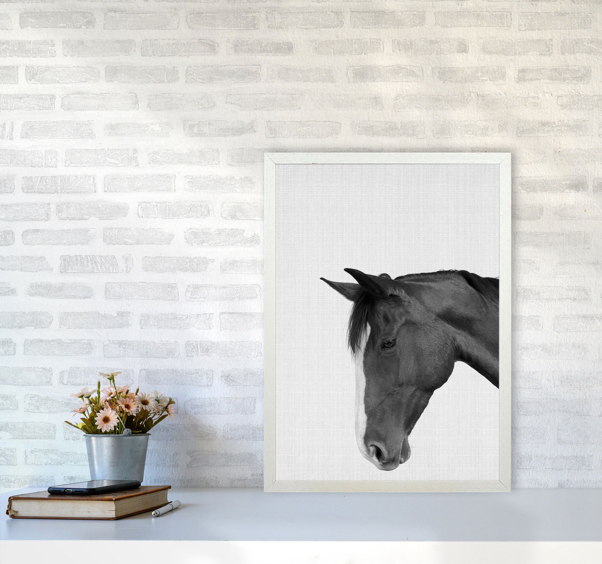 Man's Best Friend Art Print by Jason Stanley A2 Oak Frame