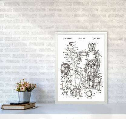 Kids Toy Patent Art Print by Jason Stanley A2 Oak Frame
