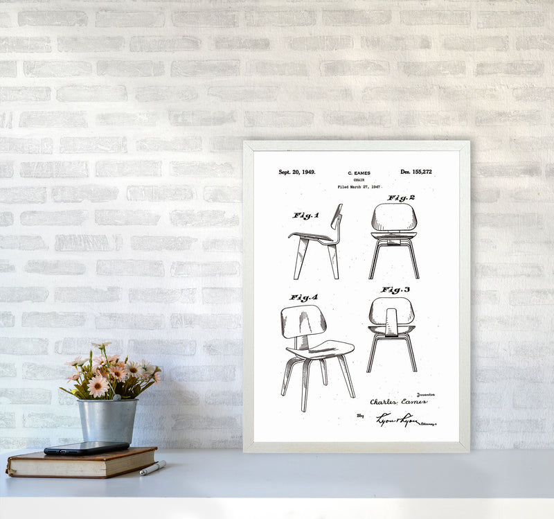 Chari Patent Art Print by Jason Stanley A2 Oak Frame