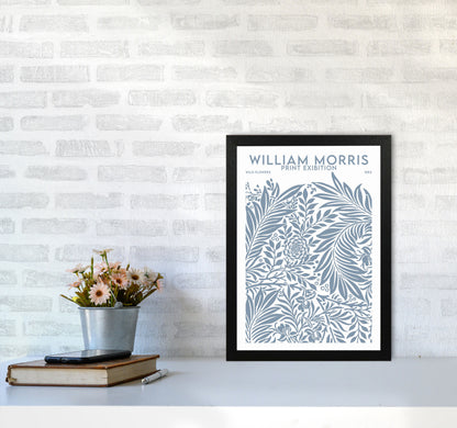 William Morris Print Exibition White Art Print by Jason Stanley A3 White Frame