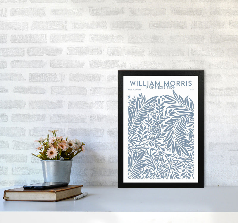 William Morris Print Exibition White Art Print by Jason Stanley A3 White Frame