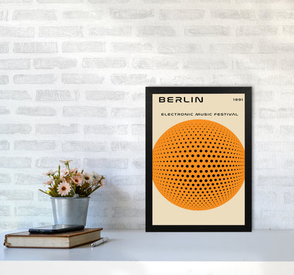 Berlin Electronic Music Festival Art Print by Jason Stanley A3 White Frame