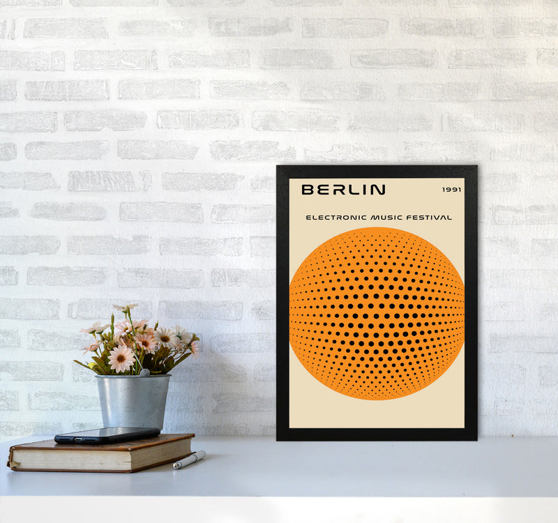 Berlin Electronic Music Festival Art Print by Jason Stanley A3 White Frame