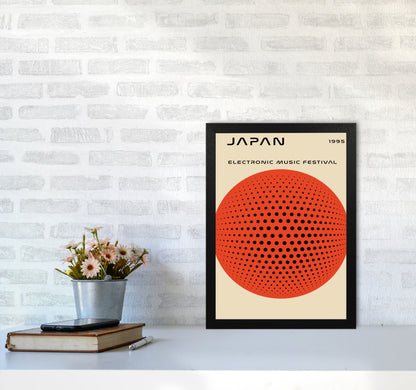 Japan Electronic Music Festival Art Print by Jason Stanley A3 White Frame