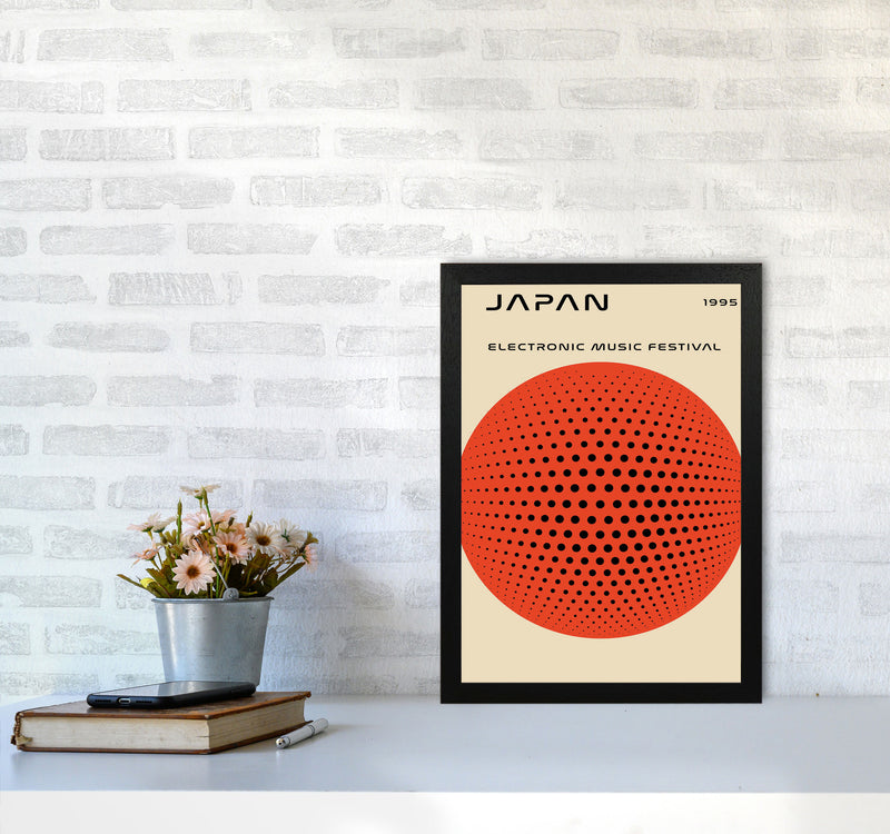 Japan Electronic Music Festival Art Print by Jason Stanley A3 White Frame