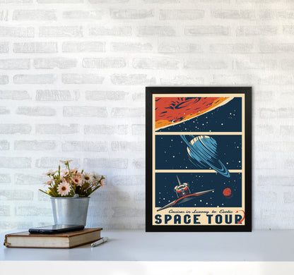 Outer Space Series - #18 Art Print by Jason Stanley A3 White Frame