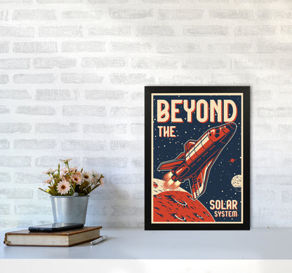 Outer Space Series - #14 Art Print by Jason Stanley A3 White Frame