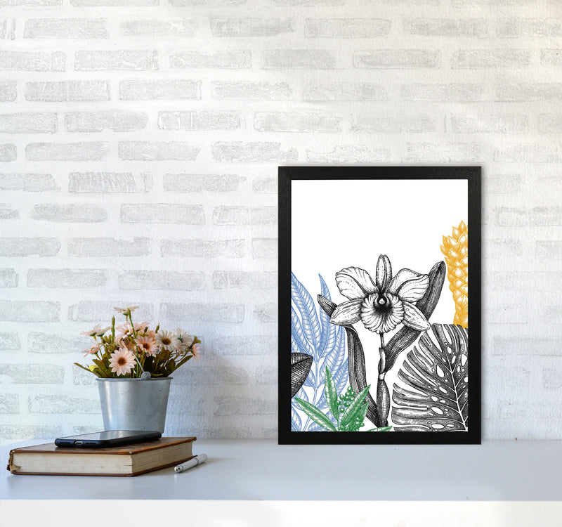 Minimalist Flower Vibes Art Print by Jason Stanley A3 White Frame