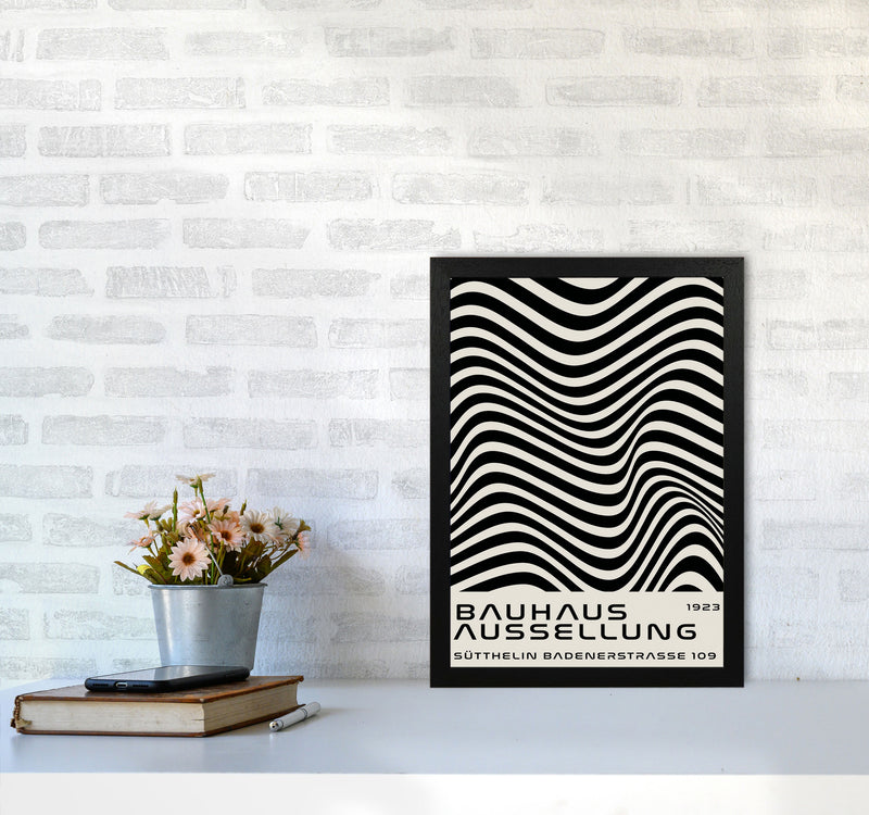 Bauhaus Black And White Art Print by Jason Stanley A3 White Frame