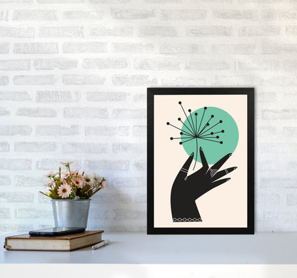 What A Pretty Flower Art Print by Jason Stanley A3 White Frame
