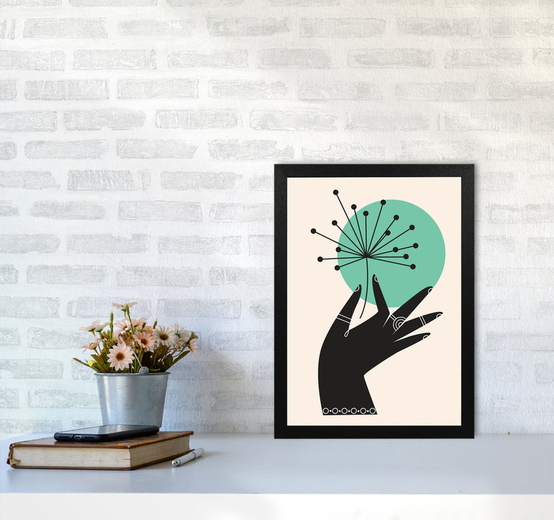 What A Pretty Flower Art Print by Jason Stanley A3 White Frame