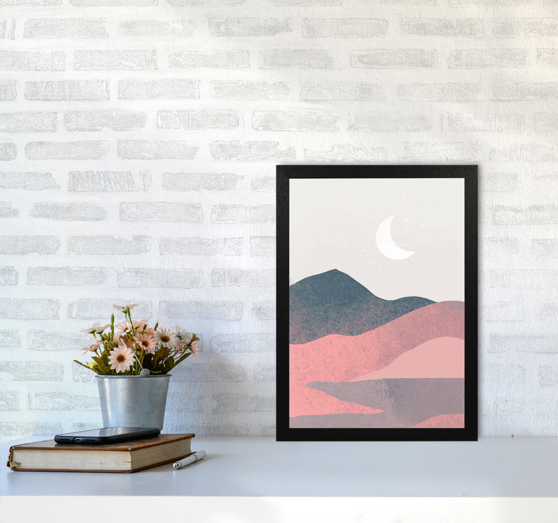 Minimal Landscape 2 Art Print by Jason Stanley A3 White Frame