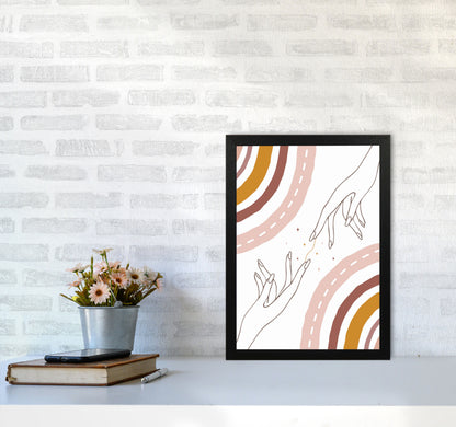 We Are All Connected Art Print by Jason Stanley A3 White Frame
