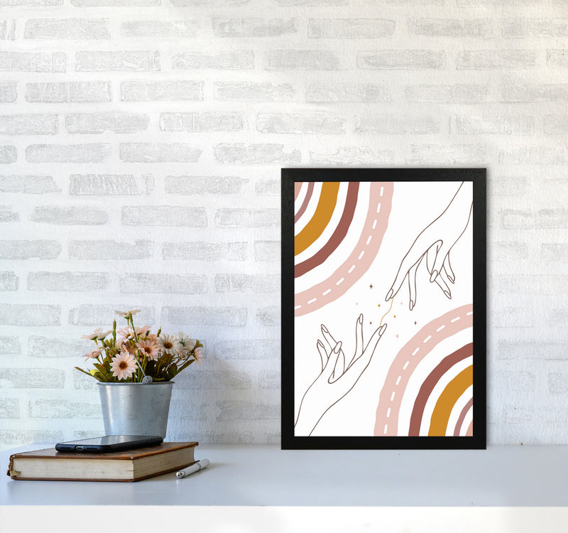 We Are All Connected Art Print by Jason Stanley A3 White Frame