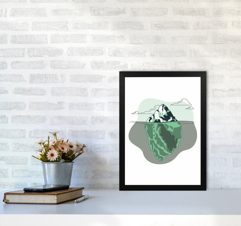 Iceberg Right Ahead Art Print by Jason Stanley A3 White Frame
