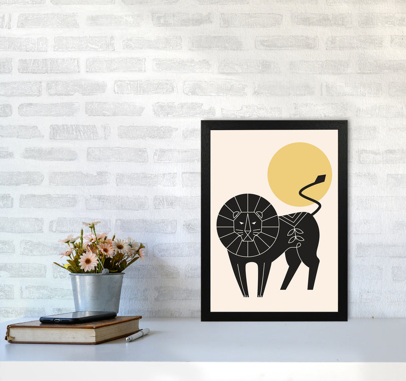 King Of The Jungle Art Print by Jason Stanley A3 White Frame