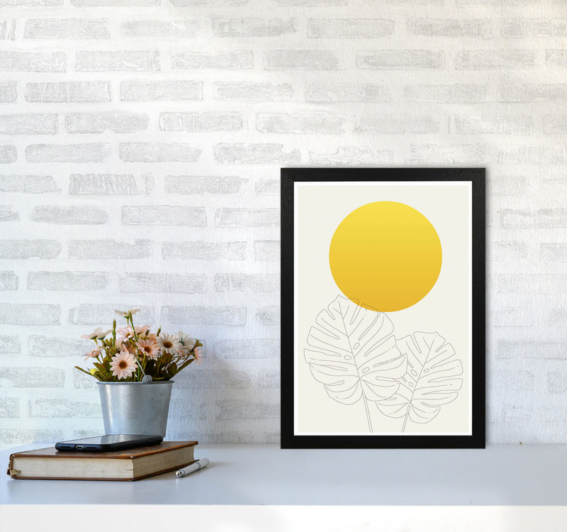 Botanical Yellow 1 Art Print by Jason Stanley A3 White Frame