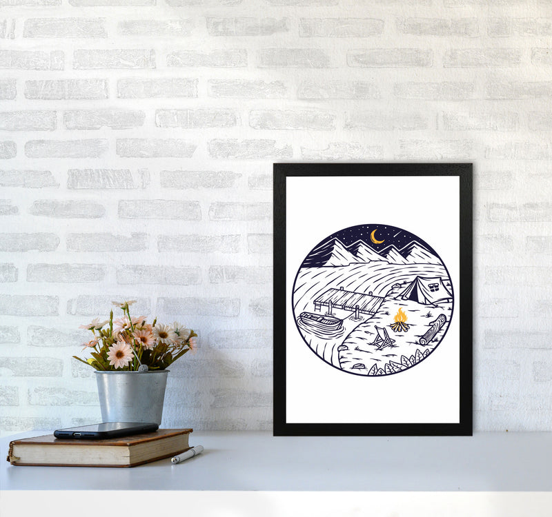 Slice Of Paradise Art Print by Jason Stanley A3 White Frame