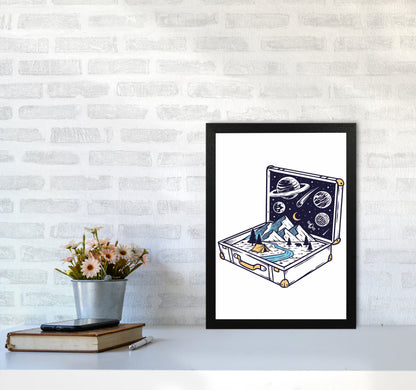 Carry On Carry All Art Print by Jason Stanley A3 White Frame