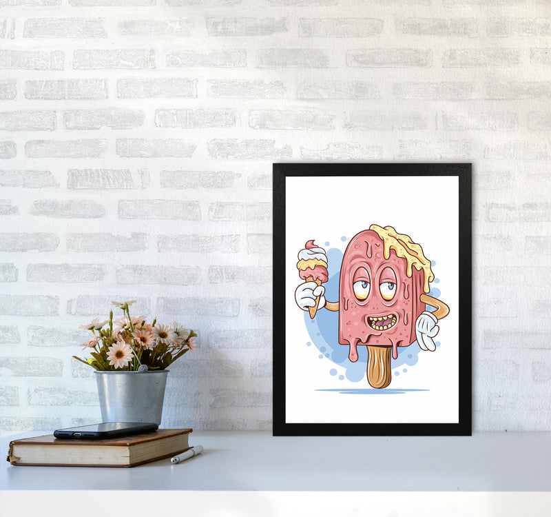 Don'T Let Me Melt Art Print by Jason Stanley A3 White Frame