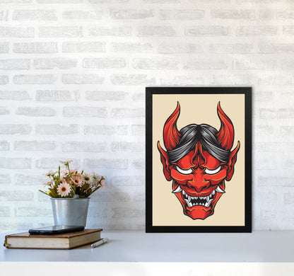 Japanese Folklore Art Print by Jason Stanley A3 White Frame