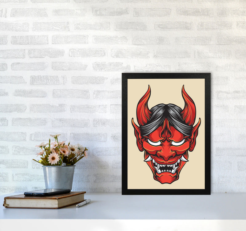 Japanese Folklore Art Print by Jason Stanley A3 White Frame