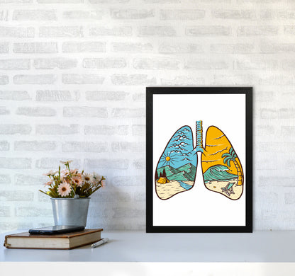Breathe It All In Art Print by Jason Stanley A3 White Frame
