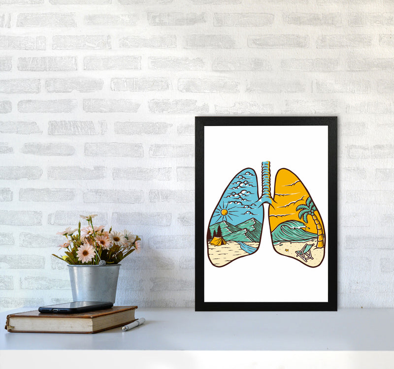 Breathe It All In Art Print by Jason Stanley A3 White Frame