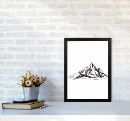 To The Mountains Art Print by Jason Stanley A3 White Frame