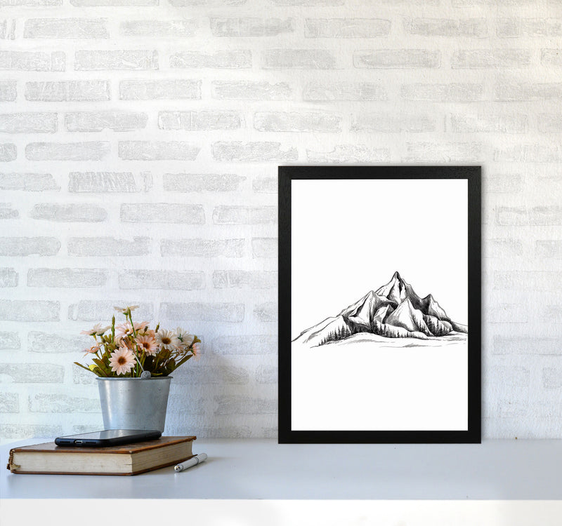 To The Mountains Art Print by Jason Stanley A3 White Frame