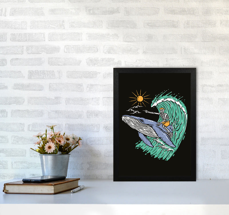 Going Straight! Art Print by Jason Stanley A3 White Frame