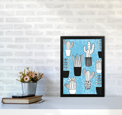 Cactus Vibes #1 Art Print by Jason Stanley A3 White Frame