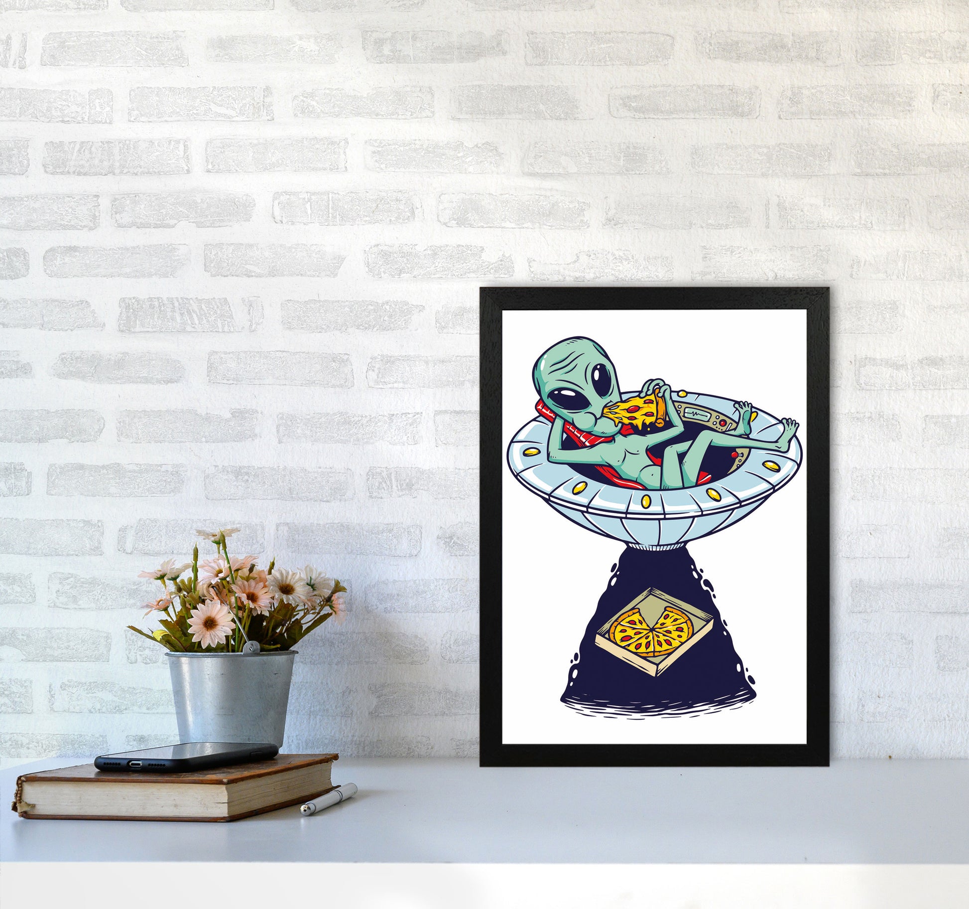 Delivery Please Art Print by Jason Stanley A3 White Frame