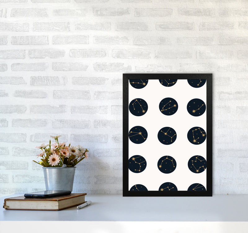 Constellations Art Print by Jason Stanley A3 White Frame