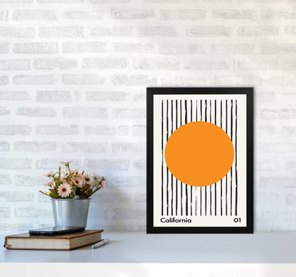 California 01 Art Print by Jason Stanley A3 White Frame
