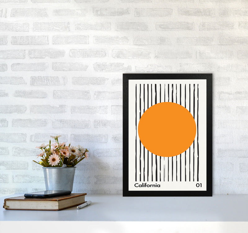 California 01 Art Print by Jason Stanley A3 White Frame